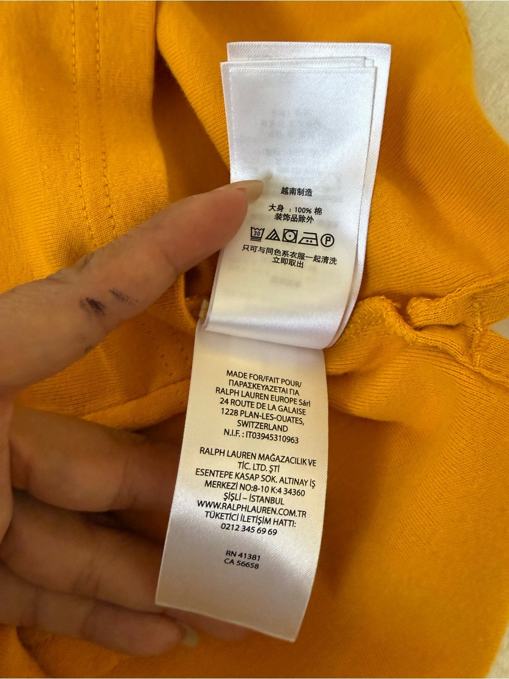 Lauren Ralph Lauren Mustard Boat Neck Top Quiet Luxury Preppy S - Picture 6 of 11
